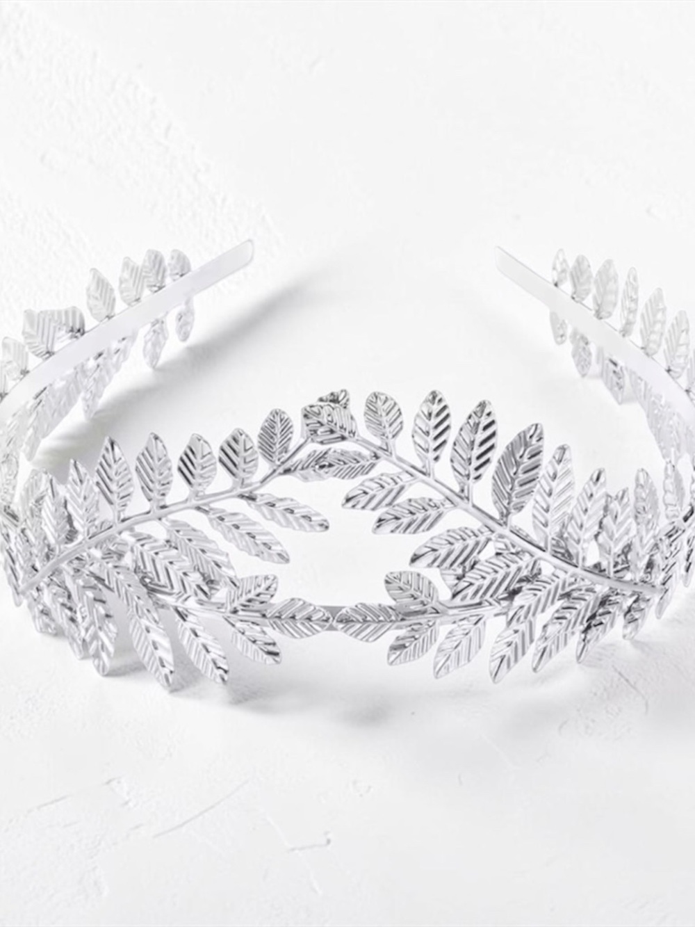 Silver Leaf Halo Headband - Women Accessories